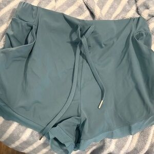Halara women’s Softlyzero Airy High Waisted Drawstring Pocket Shorts Size M